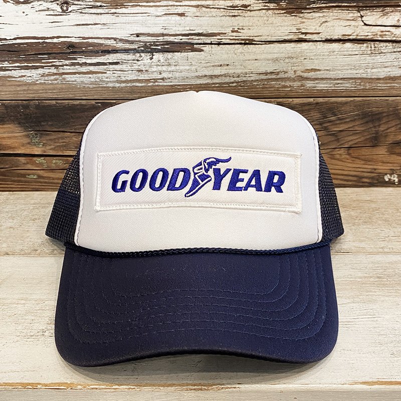 画像2: GOODYEAR TRUCKER CAP (WHITE/NAVY) (2)