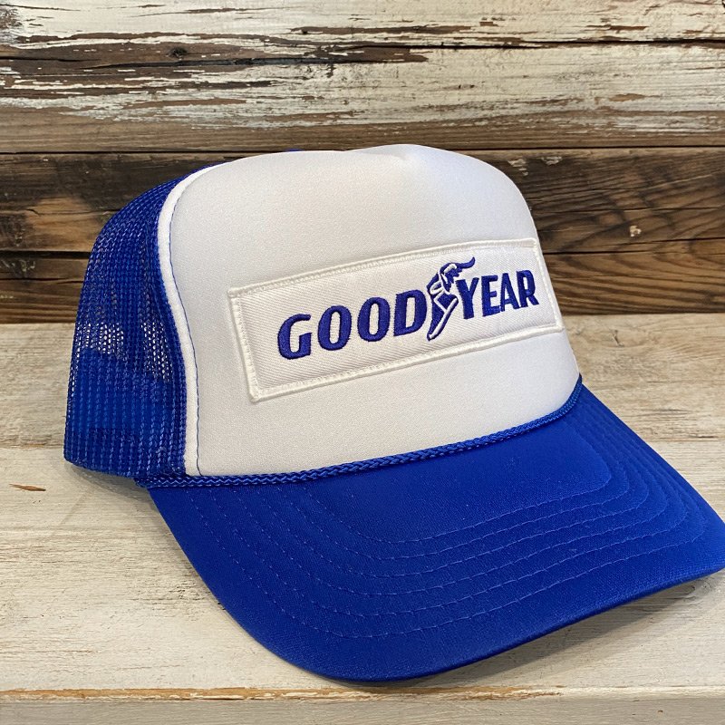 画像1: GOODYEAR TRUCKER CAP (WHITE/BLUE) (1)