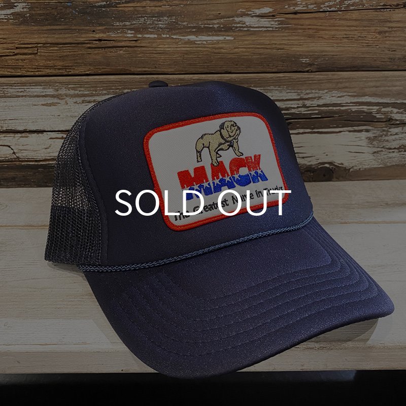 n*様 Mack ネイビーキャップ メッシュ MACK TRUCKS TRUCKER CAP (NAVY) | CRIME ONLINE STORE
