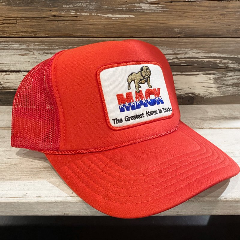 画像1: MACK TRUCKS TRUCKER CAP (RED) (1)
