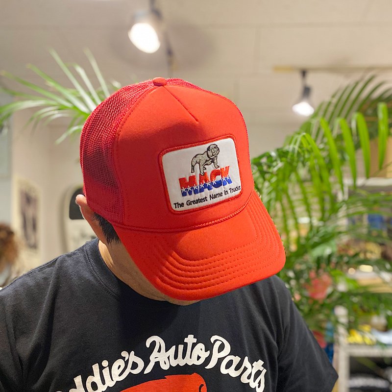 画像4: MACK TRUCKS TRUCKER CAP (RED) (4)