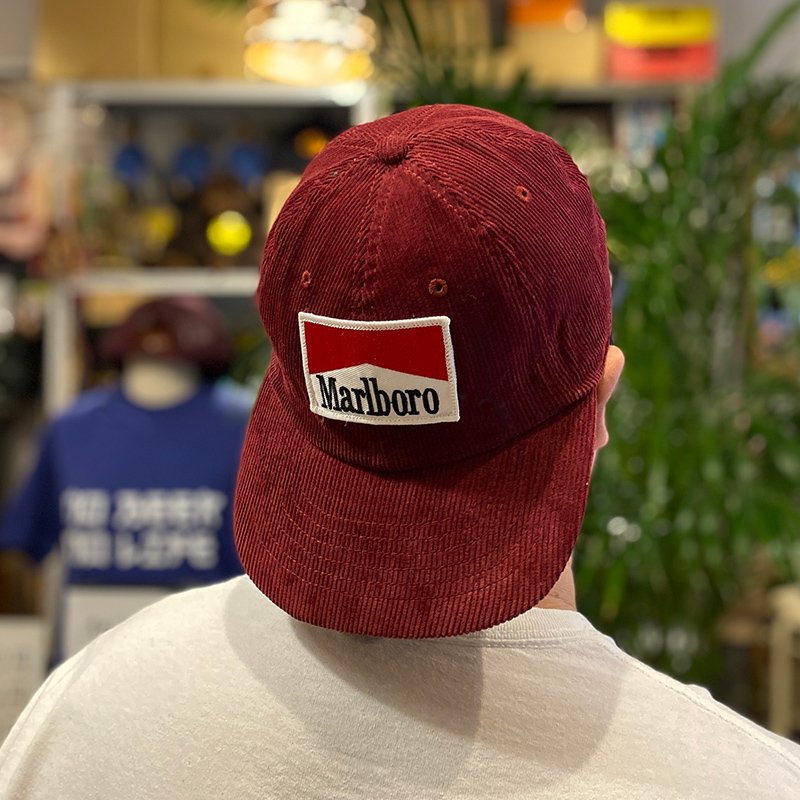 画像6: MARLBORO CORDUROY CAP (BURGUNDY) (6)