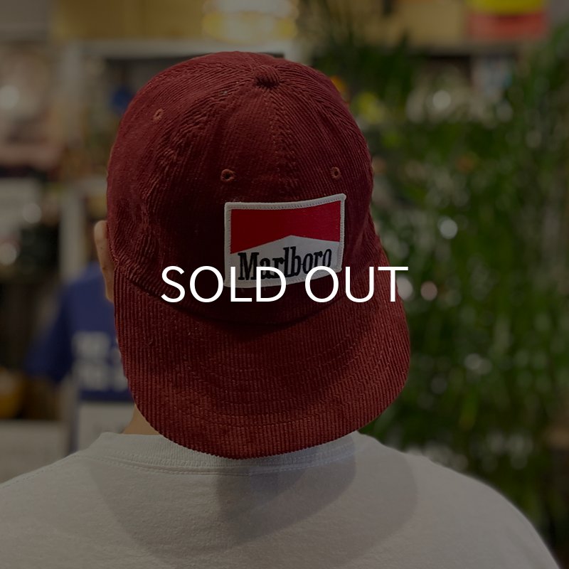 画像7: MARLBORO CORDUROY CAP (BURGUNDY) (7)