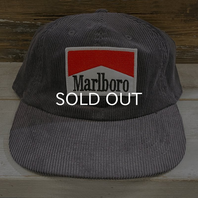 画像2: MARLBORO CORDUROY CAP (CHACOAL) (2)