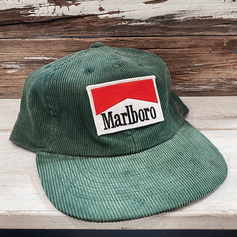 画像1: MARLBORO CORDUROY CAP (GREEN) (1)