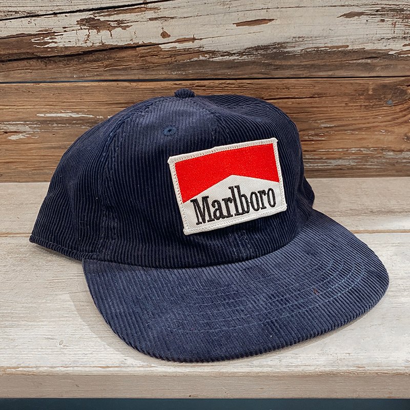 画像1: MARLBORO CORDUROY CAP (NAVY) (1)