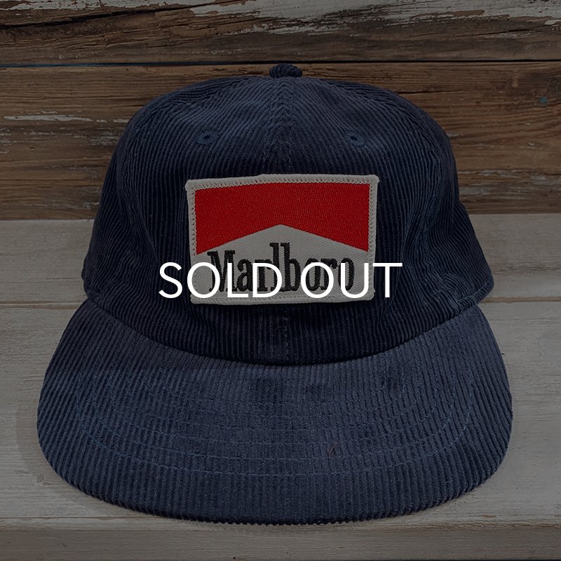 画像2: MARLBORO CORDUROY CAP (NAVY) (2)