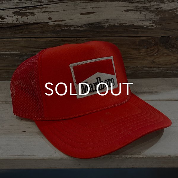 画像1: MARLBORO TRUCKER CAP (RED) (1)