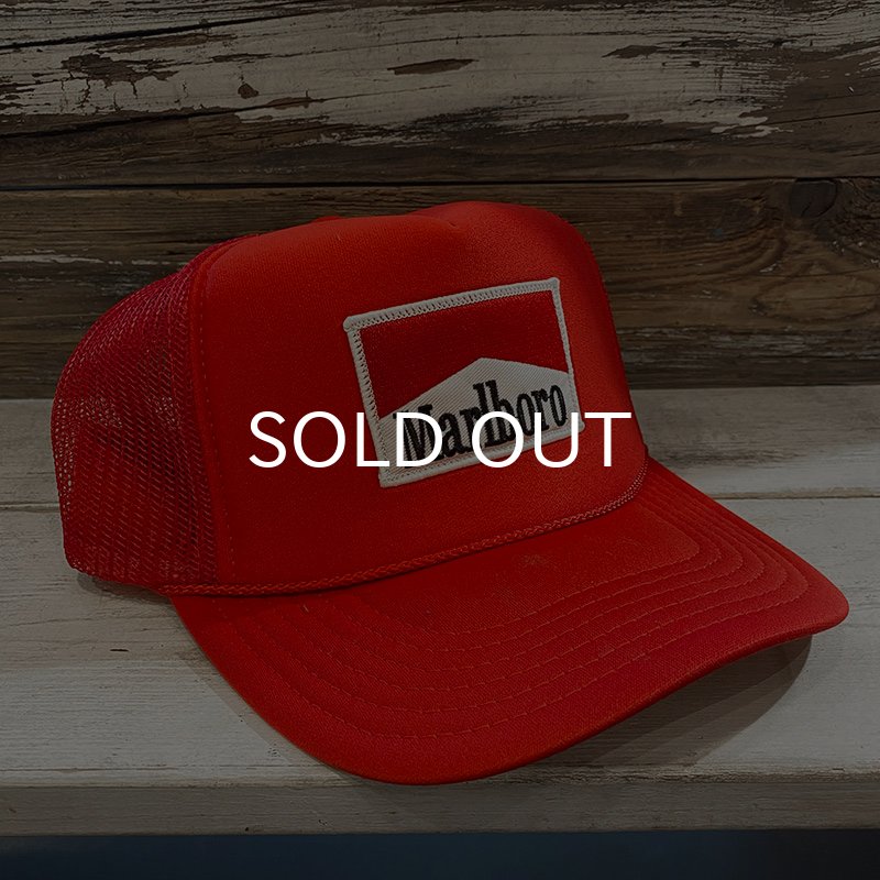 画像1: MARLBORO TRUCKER CAP (RED) (1)