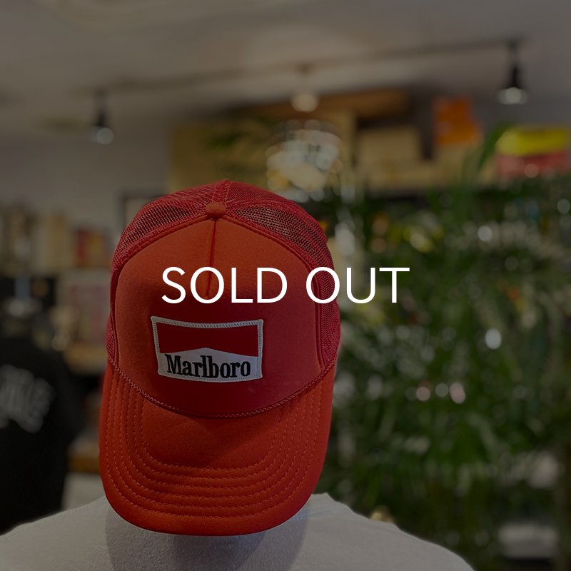 画像5: MARLBORO TRUCKER CAP (RED) (5)