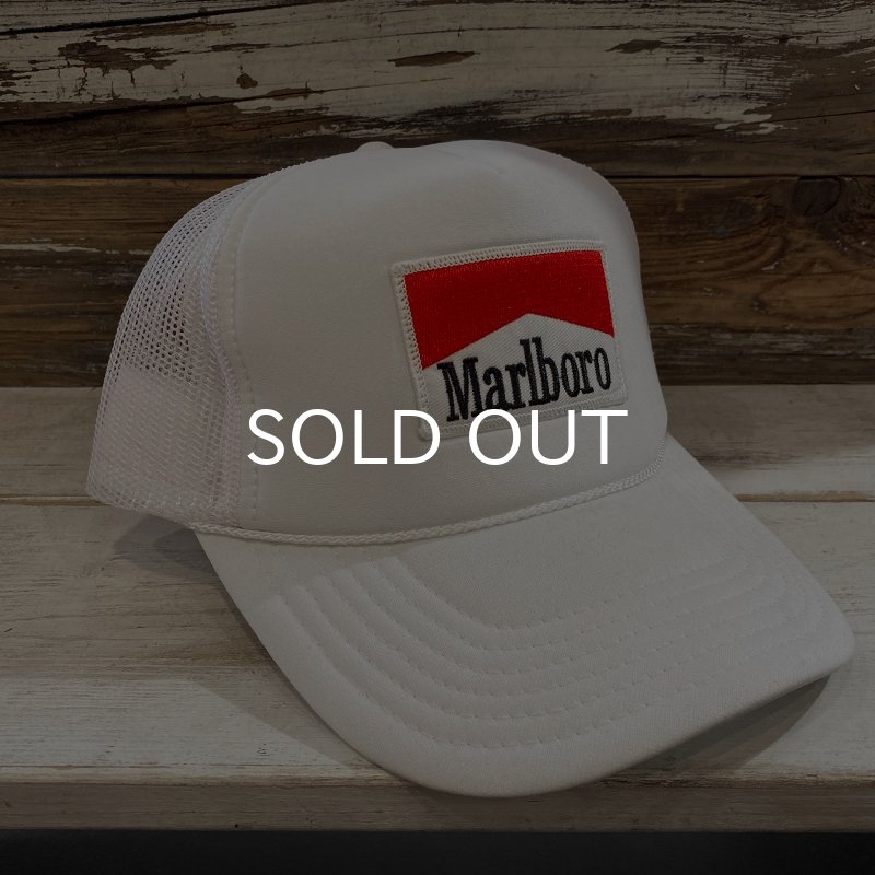 画像1: MARLBORO TRUCKER CAP (WHITE) (1)