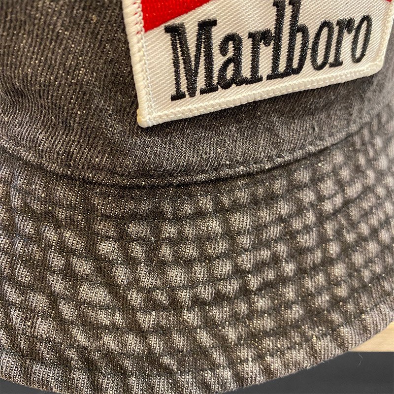 画像3: MARLBORO BUCKET HAT DENIM (BLACK) (3)