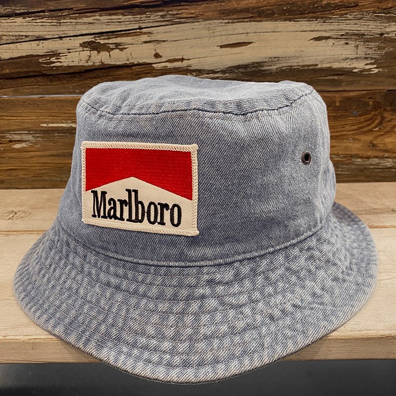 画像1: MARLBORO BUCKET HAT DENIM (LIGHT BLUE) (1)