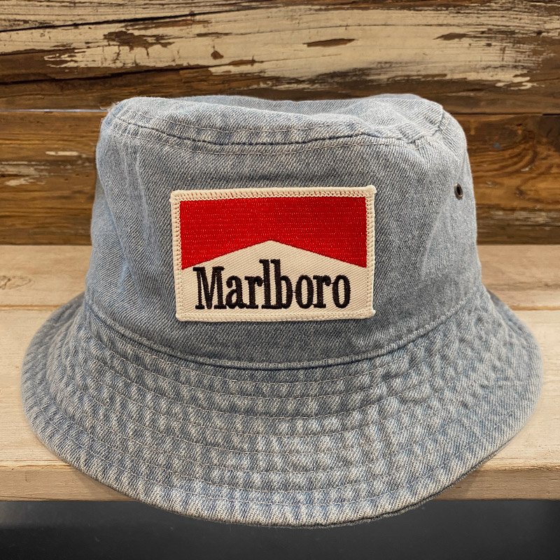 画像2: MARLBORO BUCKET HAT DENIM (LIGHT BLUE) (2)