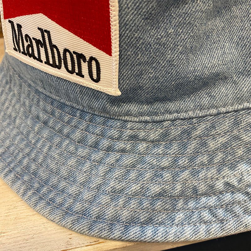 画像3: MARLBORO BUCKET HAT DENIM (LIGHT BLUE) (3)