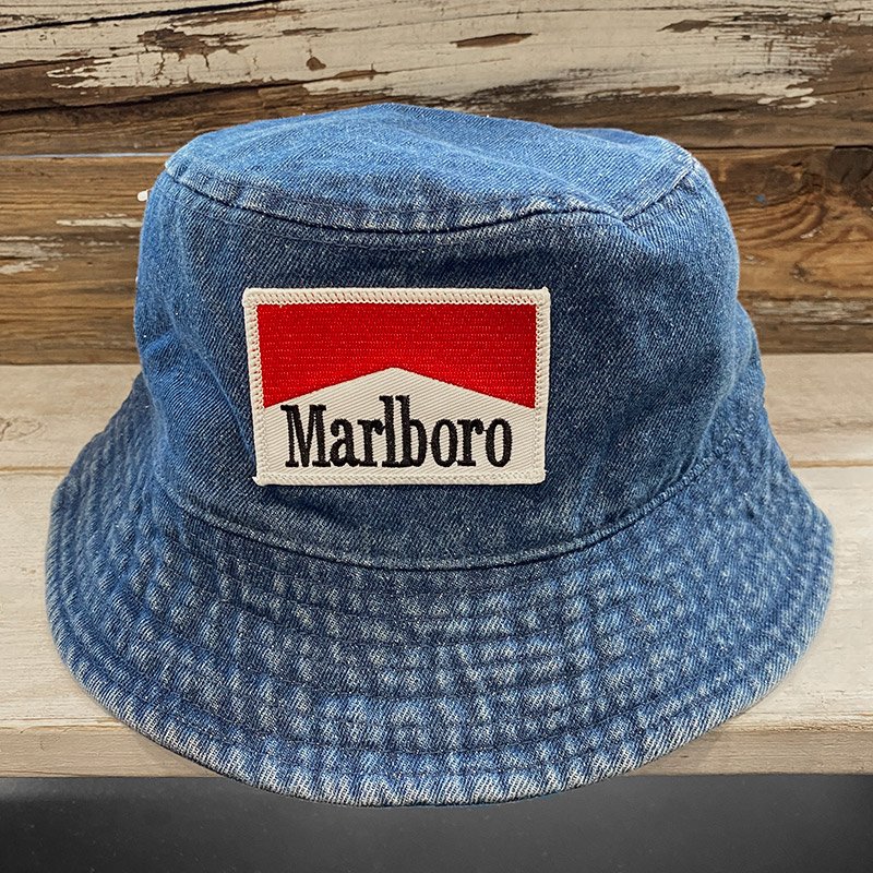 画像2: MARLBORO BUCKET HAT DENIM (DARK BLUE) (2)