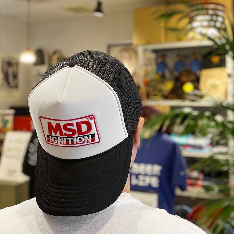 画像4: MSD IGNITION TRUCKER CAP (WHITE/BLACK) (4)
