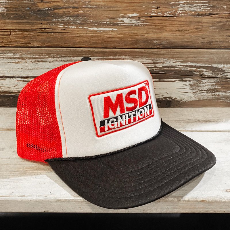 画像1: MSD IGNITION TRUCKER CAP (WHITE/BLACK/RED) (1)