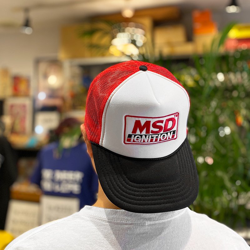 画像4: MSD IGNITION TRUCKER CAP (WHITE/BLACK/RED) (4)