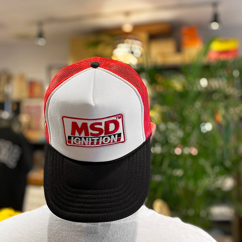 画像5: MSD IGNITION TRUCKER CAP (WHITE/BLACK/RED) (5)