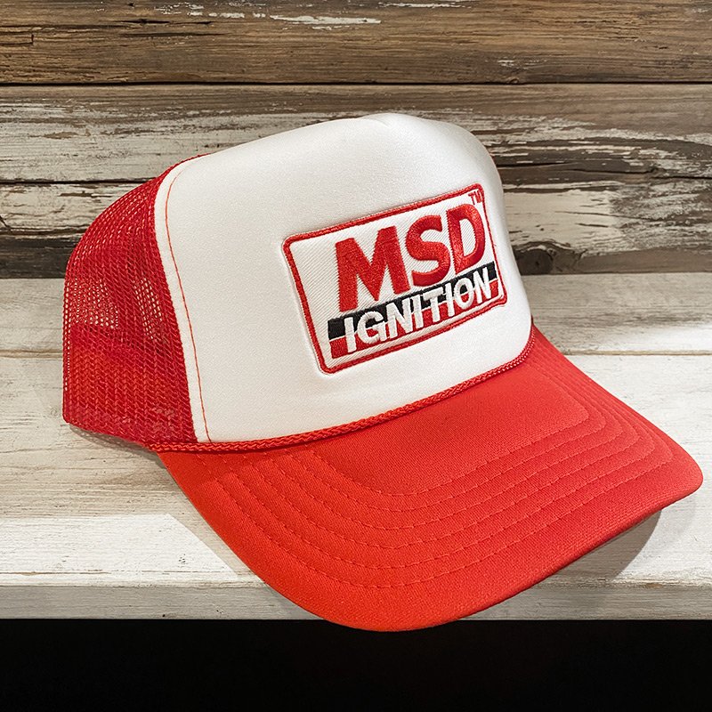 画像1: MSD IGNITION TRUCKER CAP (WHITE/RED) (1)