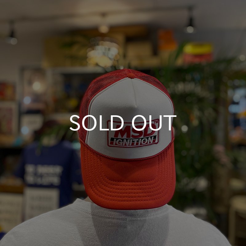 画像6: MSD IGNITION TRUCKER CAP (WHITE/RED) (6)