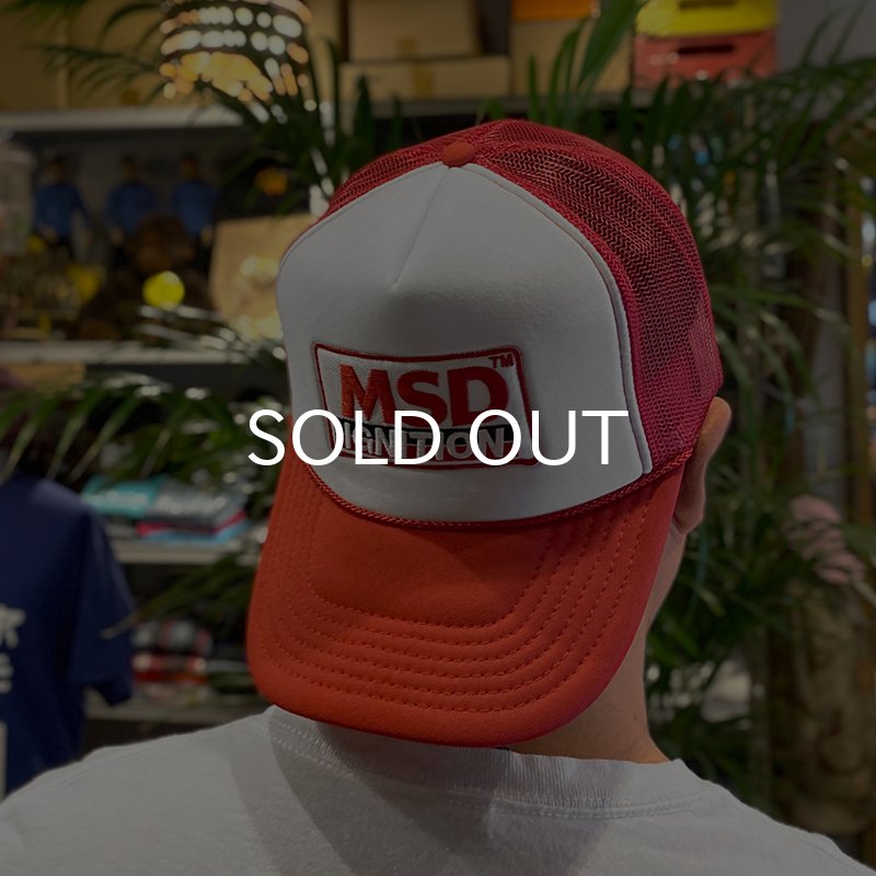 画像5: MSD IGNITION TRUCKER CAP (WHITE/RED) (5)
