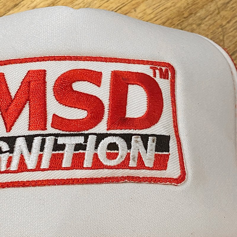 画像3: MSD IGNITION TRUCKER CAP (WHITE/RED) (3)