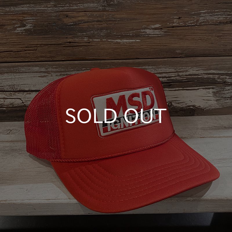 画像1: MSD IGNITION TRUCKER CAP (RED) (1)