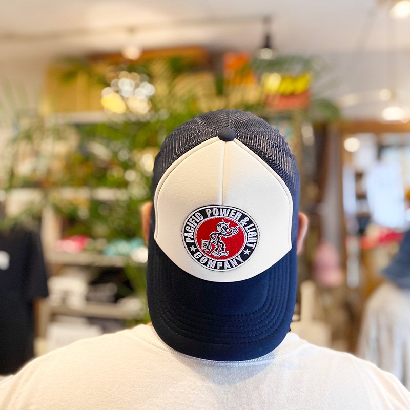 画像6: 【NICE PRICE】REDDY KILOWATT PATCH TRUCKER CAP (WHITE/NAVY) (6)