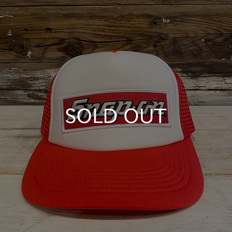 画像2: 【NICE PRICE】SNAP-ON PATCH TRUCKER CAP (WHITE/RED) (2)