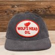 画像2: WOLF'S HEAD CORDUROY CAP (GREY) (2)