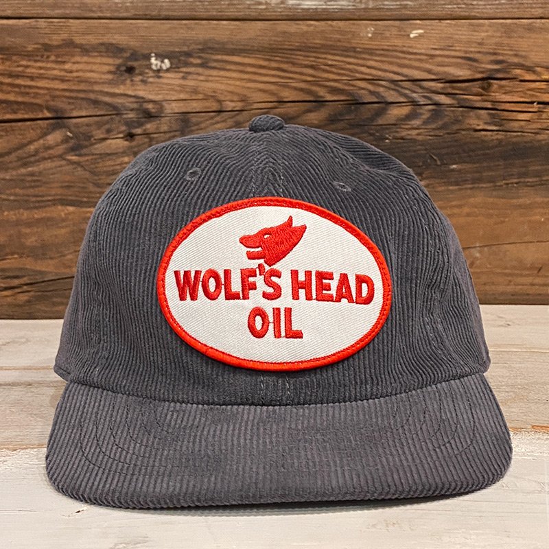 画像2: WOLF'S HEAD CORDUROY CAP (GREY) (2)