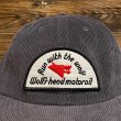 画像3: WOLF'S HEAD CORDUROY CAP (GREY) (3)