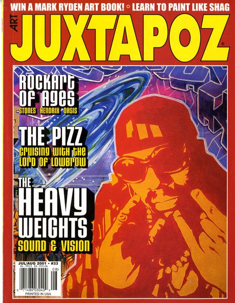 画像1: JUXTAPOZ / MAGAZINE 2001年 7,8月号 #33 (1)