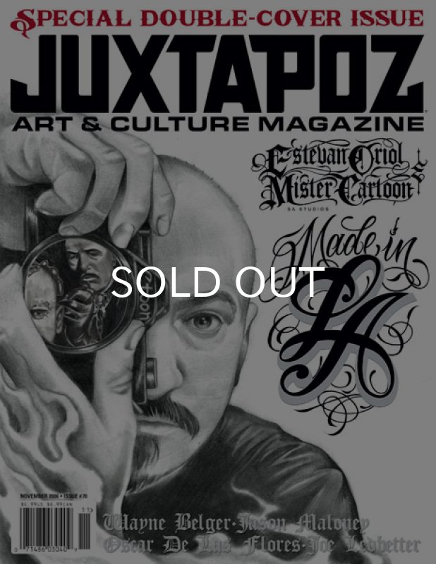 画像1: JUXTAPOZ / MAGAZINE 2006年11月号 ESTEVAN ORIOL COVER #70 (1)