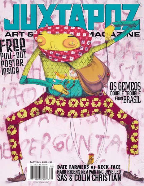 画像1: JUXTAPOZ / MAGAZINE 2005年5,6月号 #56 (1)
