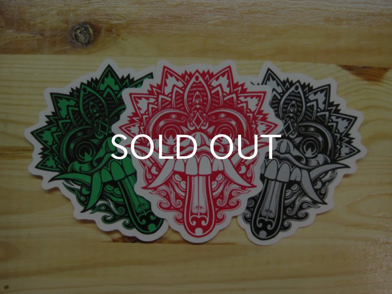 画像1: JUXTAPOZ / ステッカー GARUDA by Mike Giant (1)