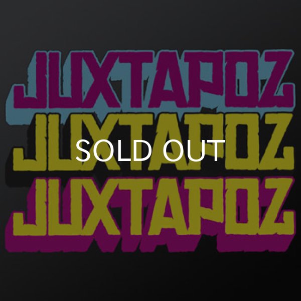 画像1: JUXTAPOZ / ステッカー LOGO CLEAR (1)