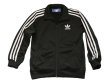 画像1: 【SALE】ADIDAS / KIDS TRACK JACKET (BLACK) (1)