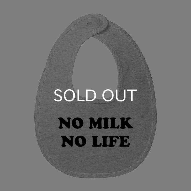 画像2: NO MILK NO LIFE ベビースタイ・ビブ  (ASH) (2)