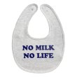 画像1: NO MILK NO LIFE ベビースタイ・ビブ  (ASH/NAVY) (1)