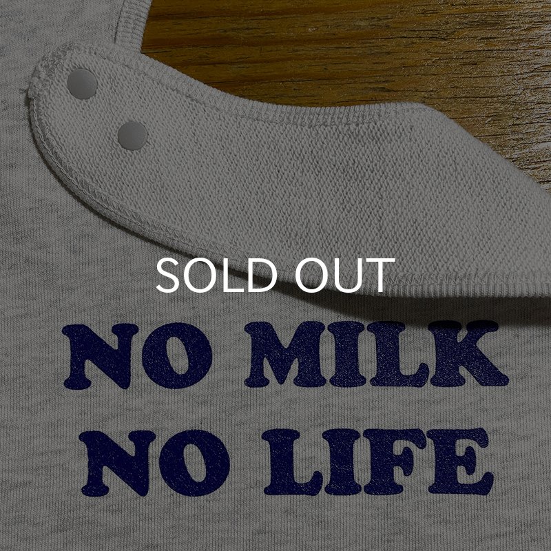 画像3: NO MILK NO LIFE ベビースタイ・ビブ  (ASH/NAVY) (3)