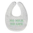 画像1: NO MILK NO LIFE ベビースタイ・ビブ  (ASH/MINT) (1)