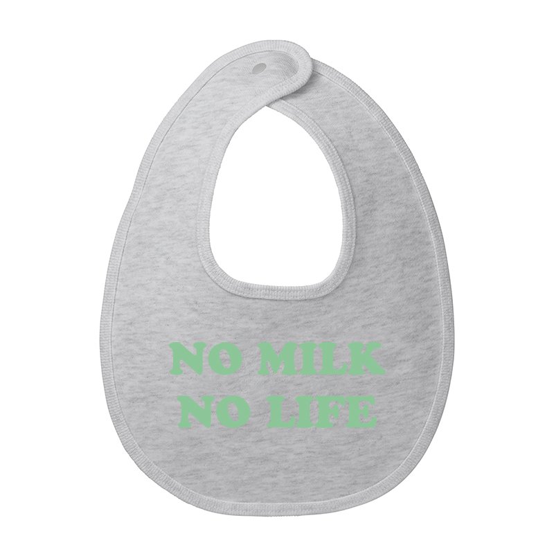 画像2: NO MILK NO LIFE ベビースタイ・ビブ  (ASH/MINT) (2)