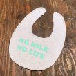 画像3: NO MILK NO LIFE ベビースタイ・ビブ  (ASH/MINT) (3)