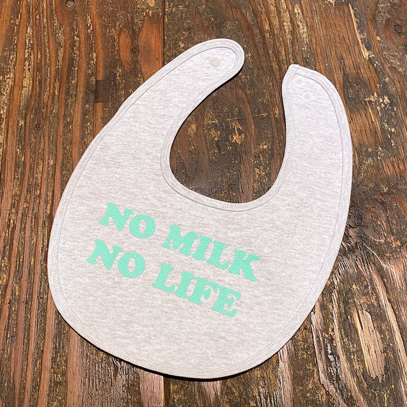 画像3: NO MILK NO LIFE ベビースタイ・ビブ  (ASH/MINT) (3)