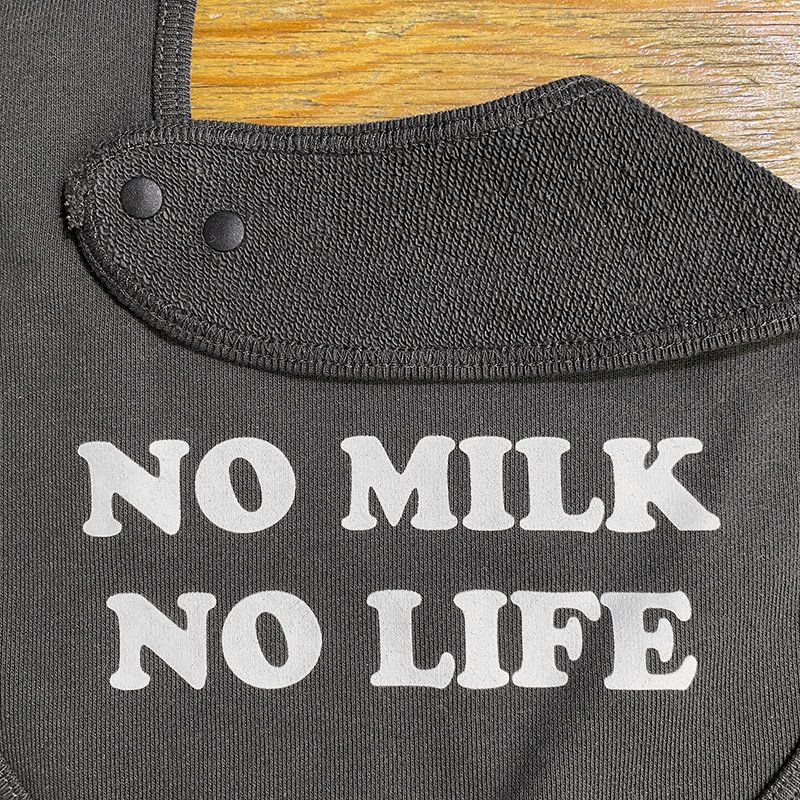 画像3: NO MILK NO LIFE ベビースタイ・ビブ  (SUMI) (3)