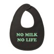 画像2: NO MILK NO LIFE ベビースタイ・ビブ  (SUMI/MINT) (2)