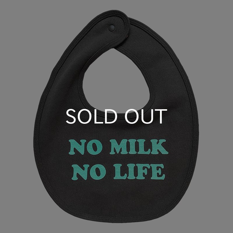 画像2: NO MILK NO LIFE ベビースタイ・ビブ  (SUMI/MINT) (2)